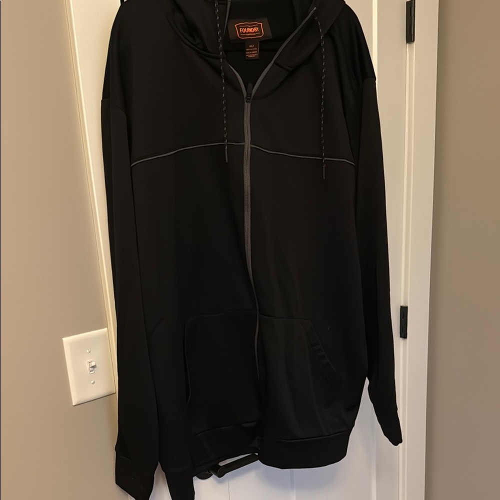 The Foundry Supply Co. Men's Black Sweatshirt Big and Tall